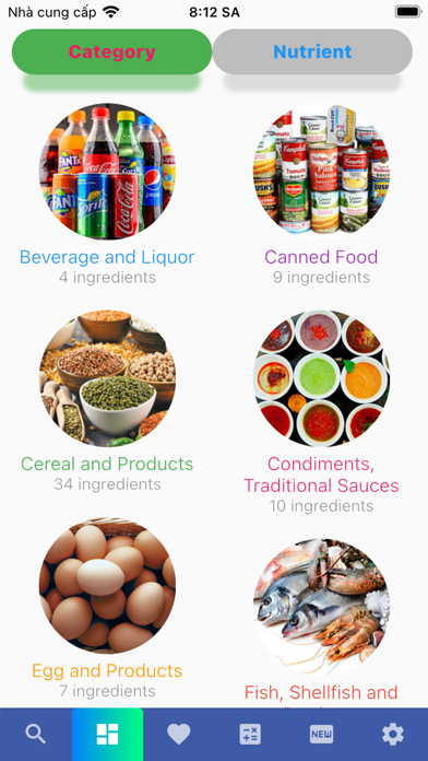 Material Nutrient Screenshot