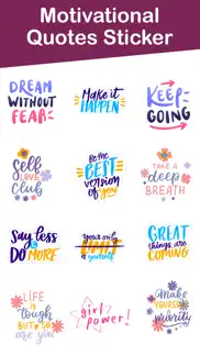 How to cancel & delete motivational quotes sticker 3