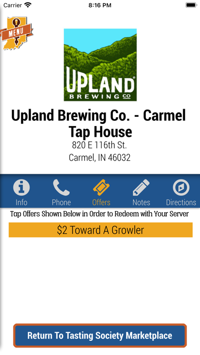 Indiana On Tap Screenshot