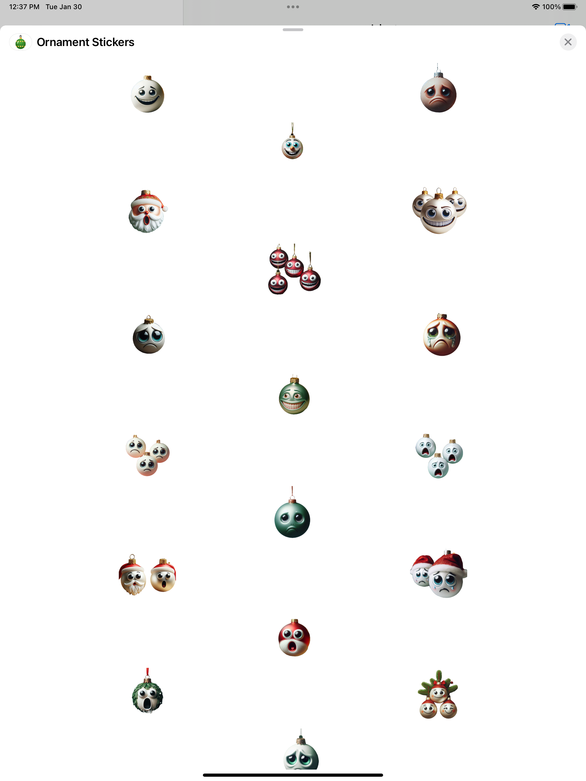 Ornament Stickers