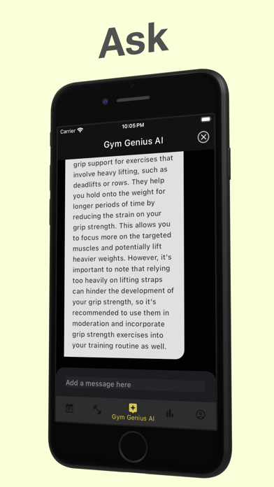 Fitness Journal: track workout Screenshot