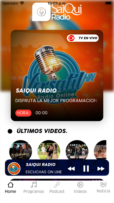Saiqui Radio Screenshot
