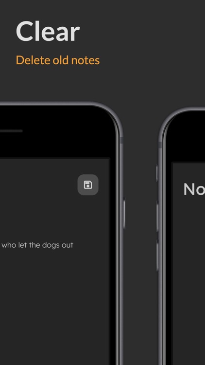 Dont Keep - minimal note taker