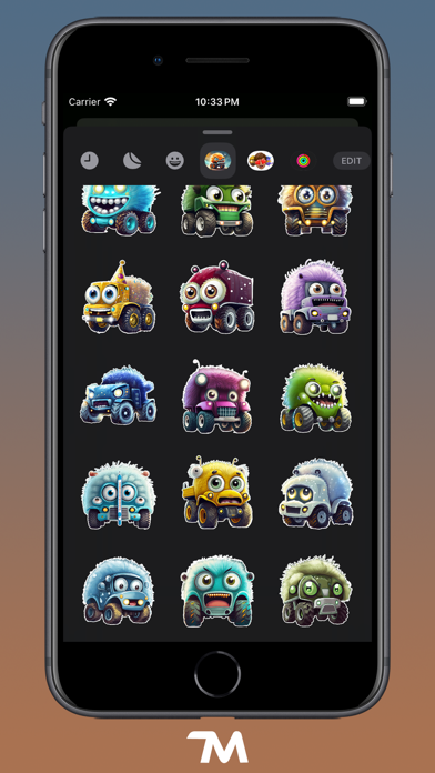 Screenshot #3 pour Monster Trucks Stickers