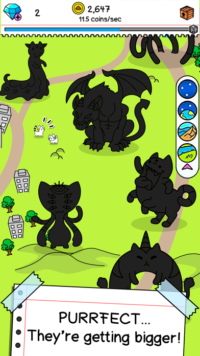 Cat Evolution: Kitty Fusion Screenshot