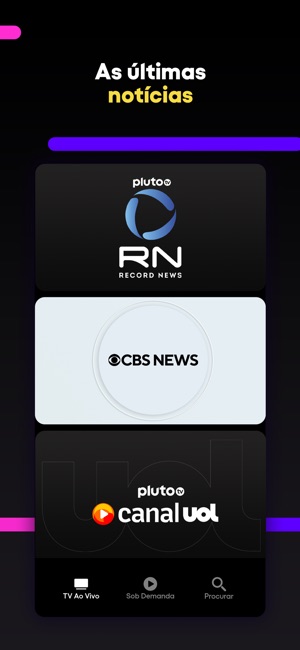 Pluto TV - Entre. É Grátis