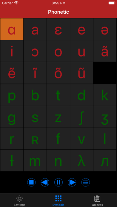 Portuguese Sounds and Alphabet Screenshot