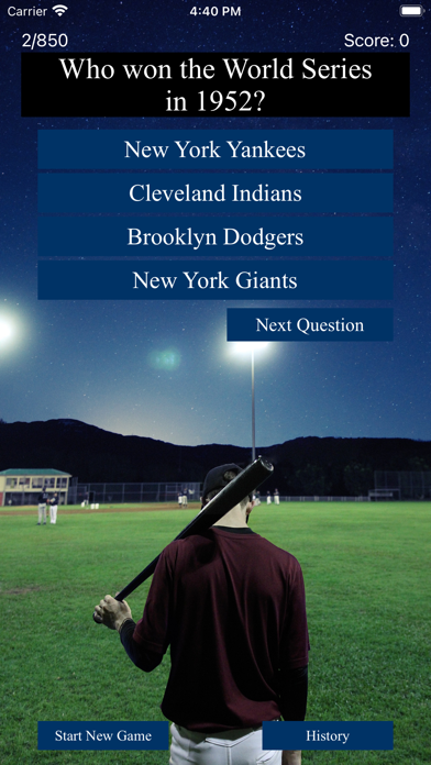 Baseball Trivia Pro Screenshot