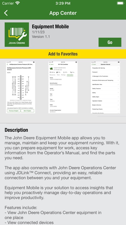 John Deere App Center