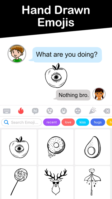 Hand Drawn Emojis Screenshot