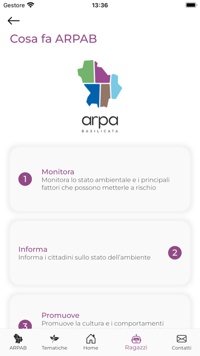 ARPAB Screenshot
