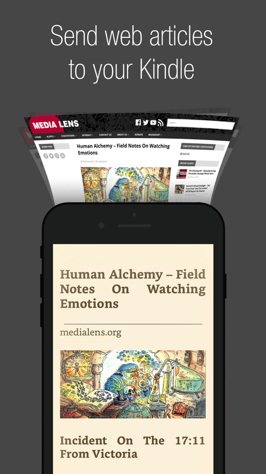 #1. Push to Kindle by FiveFilters (iOS) 由: Mochi Digital AB