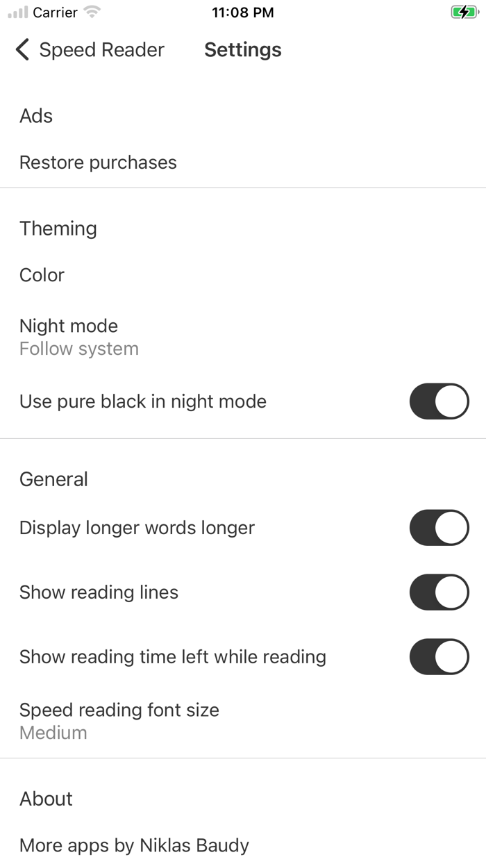 Speed Reader for Speed Reading