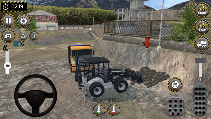 Backhoe Loader Truck Simulator