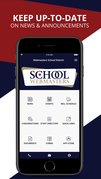 Webmasters School District Screenshot