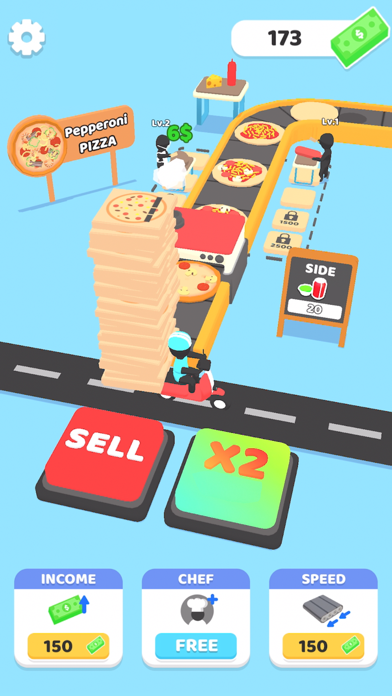 Make a Pizza - Factory Idle Screenshot