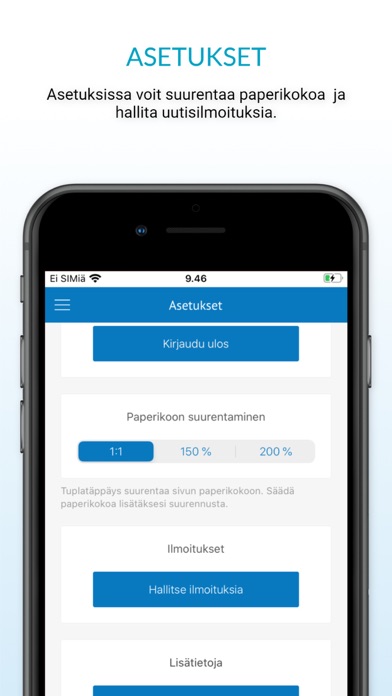 Joutsenon lehti Screenshot