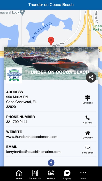 Thunder on Cocoa Beach