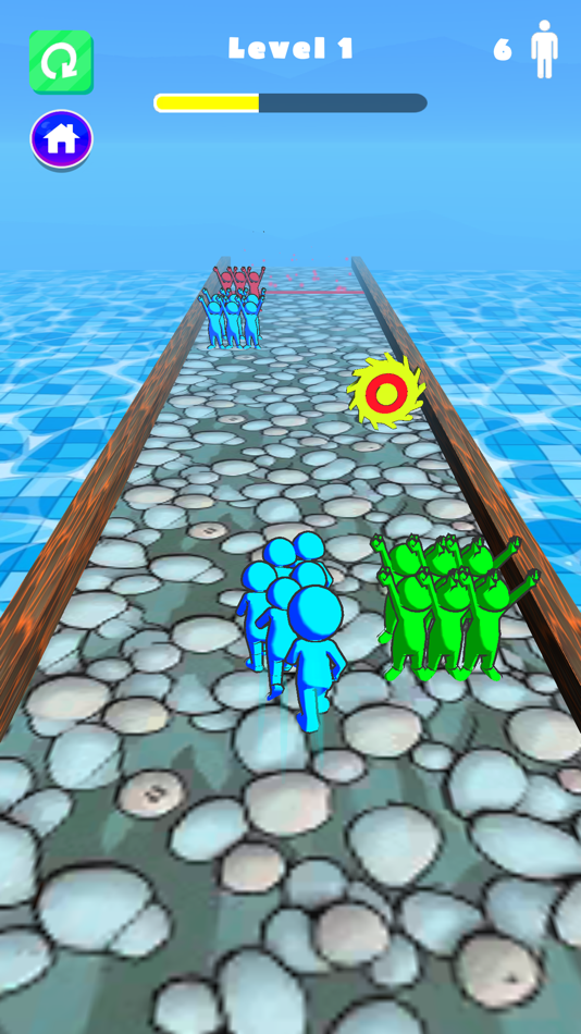 #5. Gather Crowd: Fun Casual Game (iOS) 由: Aziza Rahman
