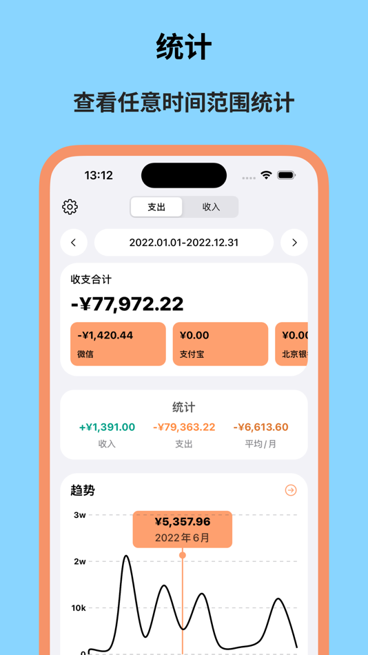 #4. 账单精灵 - 简洁无广告导入记账软件 (iOS) De: 志远 杨