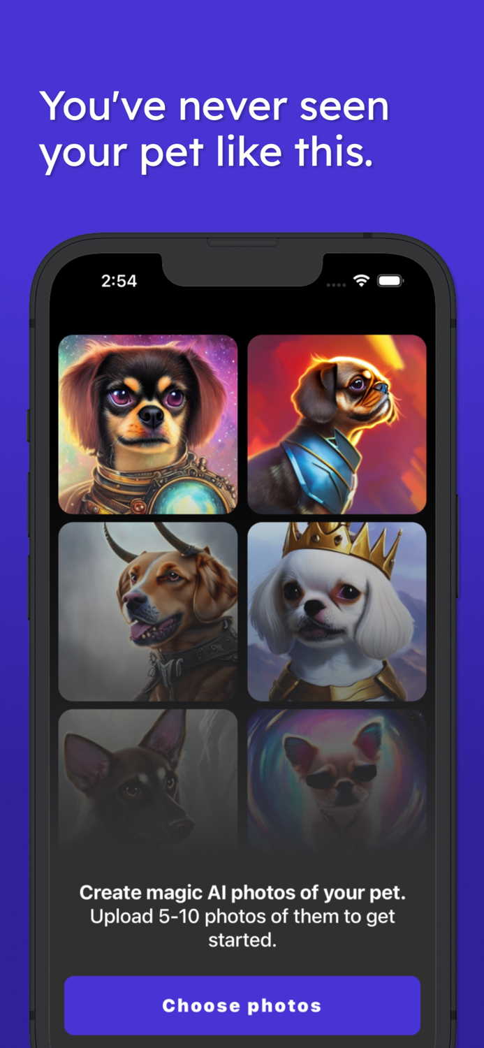 Pose for Pets AI photos  art