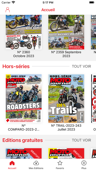 Moto Journal Magazine Screenshot