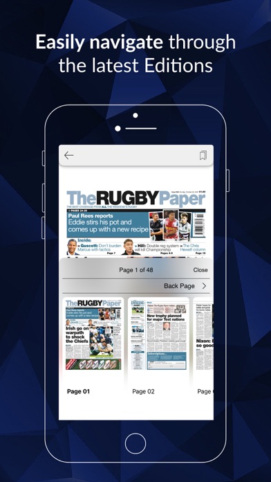 The Rugby Paper Screenshot