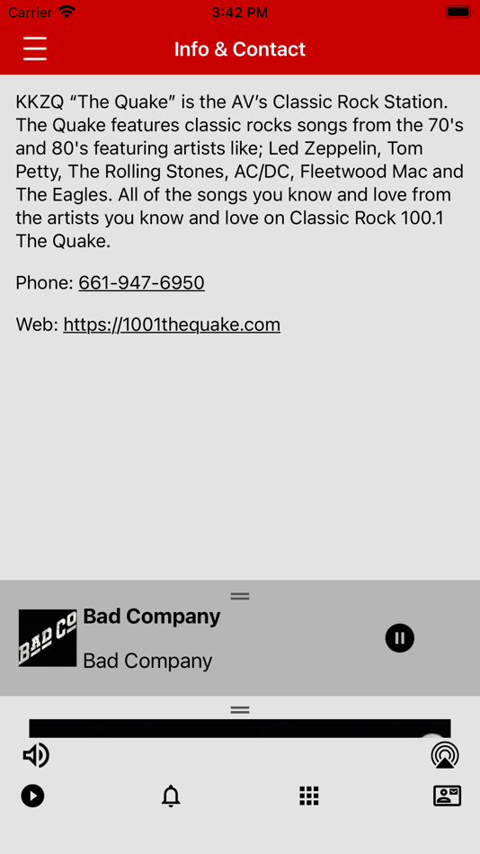 #3. 100.1 The Quake (iOS) By: Point Broadcasting LLC