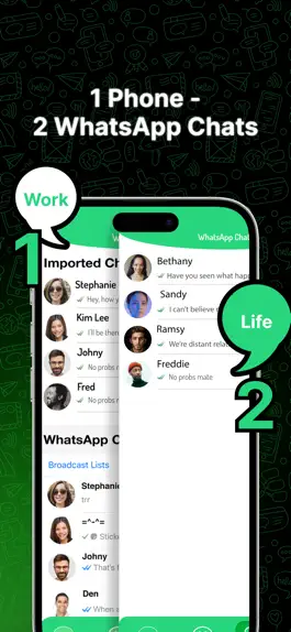 Game screenshot Dual Messenger for WhatsApp. mod apk