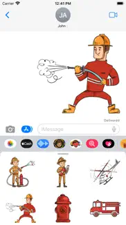 hero firefighter stickers iphone screenshot 1