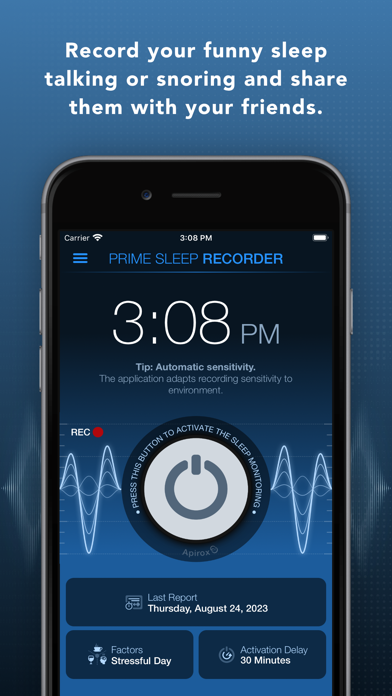 Prime Sleep Recorder screenshot 1
