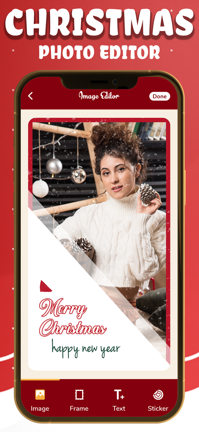 Christmas Photo Frame  Wishes