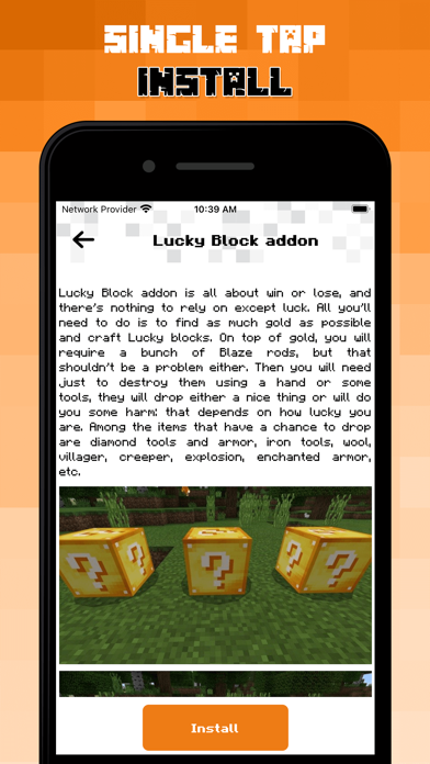 Screenshot #2 pour New Lucky Block Mod for MCPE