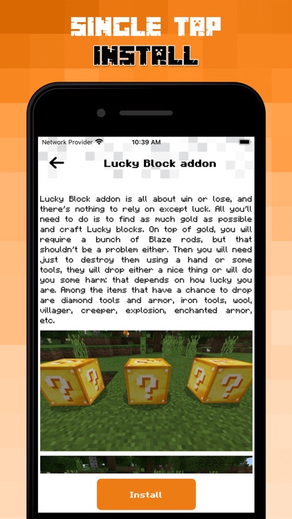 New Lucky Block Mod for MCPE