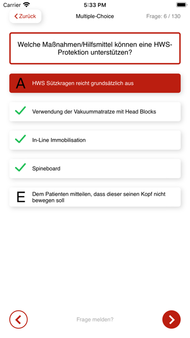 Prüfungshilfe Notfallsanitäter Screenshot
