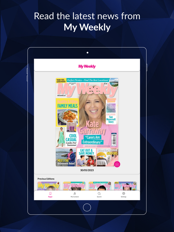 My Weekly iPad app afbeelding 1