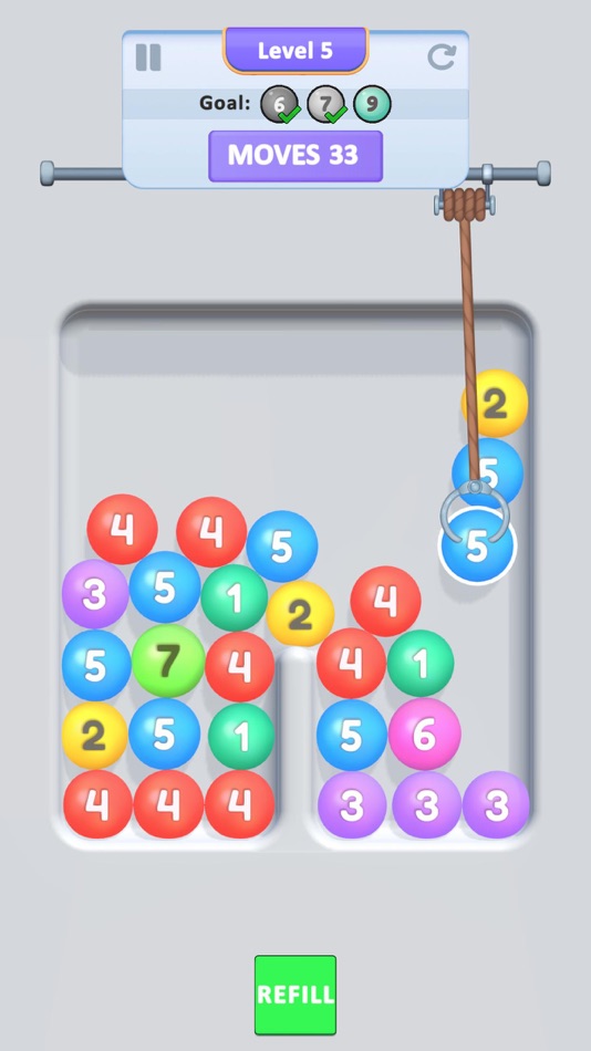 #5. Twenty Balls (iOS) 由: Bugbomb