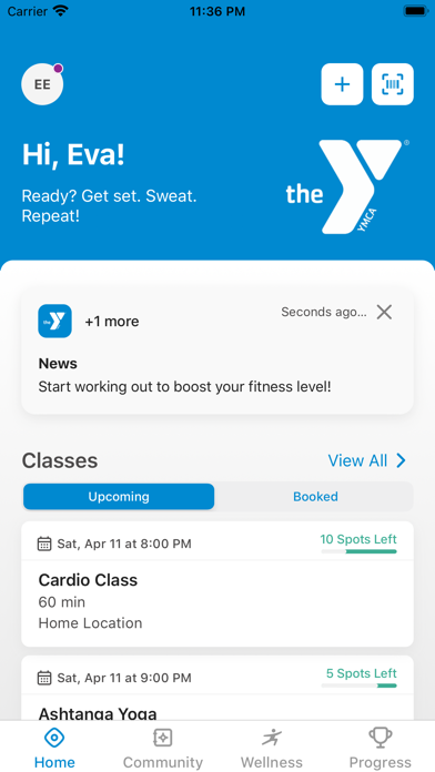 Sonoma County Family YMCA. Screenshot