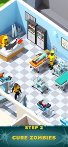 Idle Zombie Hospital Tycoon screenshot #2 for iPhone