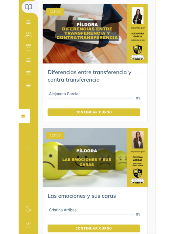 Screenshot #5 pour Escuela de Psicología Online
