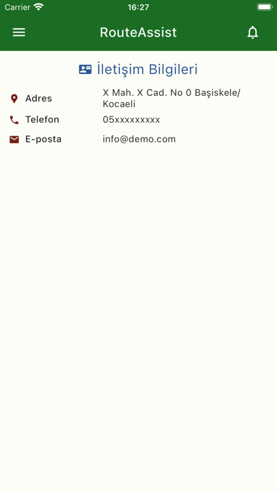 RouteAsist Screenshot