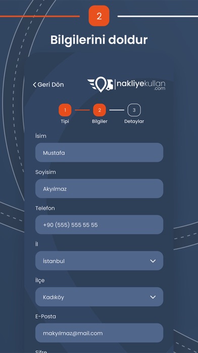 nakliyekullan Screenshot