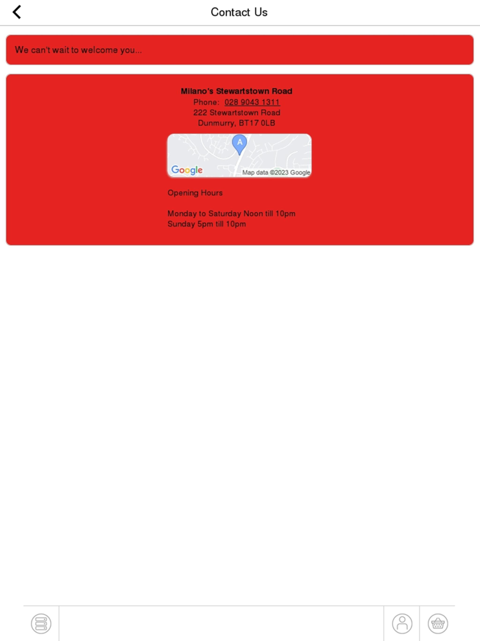 Milanos Stewartstown Road