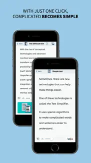 text simplifier iphone screenshot 2