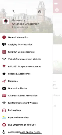 Game screenshot Univ of Arkansas Graduation hack