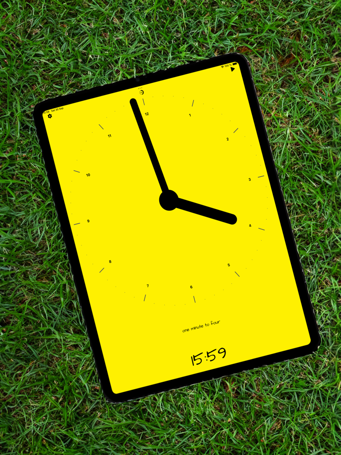 Tick-tack learning clock