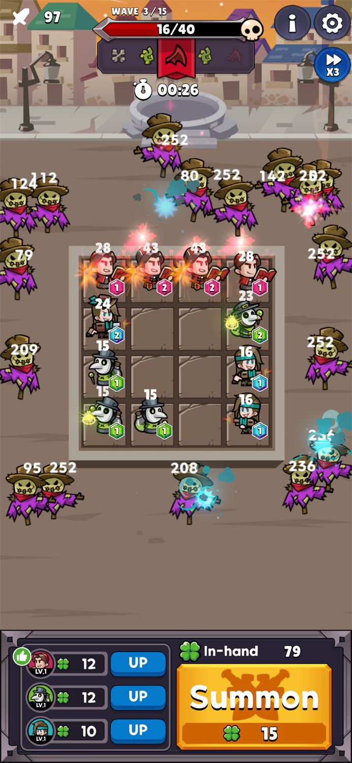 Heroes vs. Evil Gacha defense