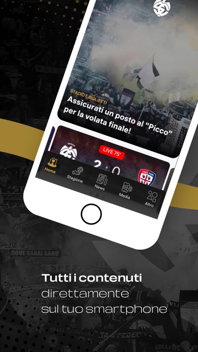 Spezia Calcio Official App Screenshot