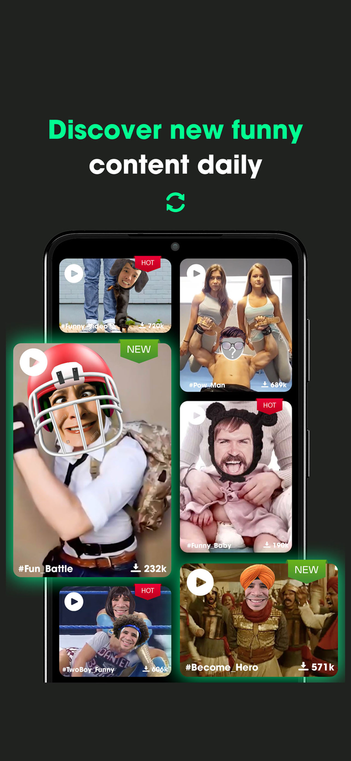 Face Funny  Add Face To Video