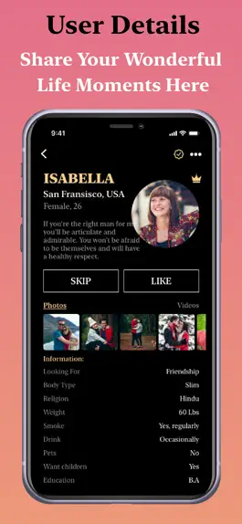Game screenshot Prime : Selective Women Dating apk